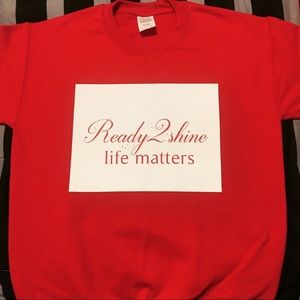 Ready2shine life matters sweaters